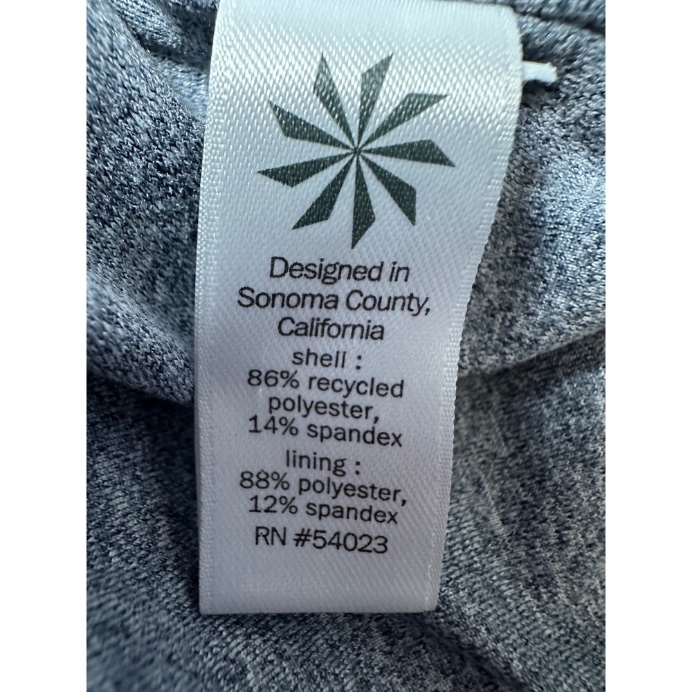 Athleta La Viva Lined Jogger Pants 10 TALL Navy Blue Ruched Hiking Outdoor - Picture 4 of 11